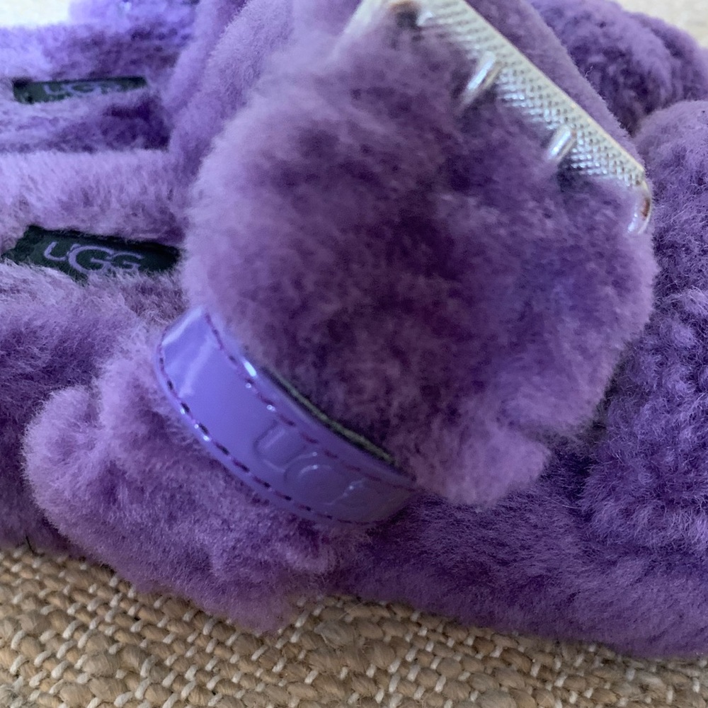 Ugg Fuzz Yeah Sandals In Violet Bloom - image 4